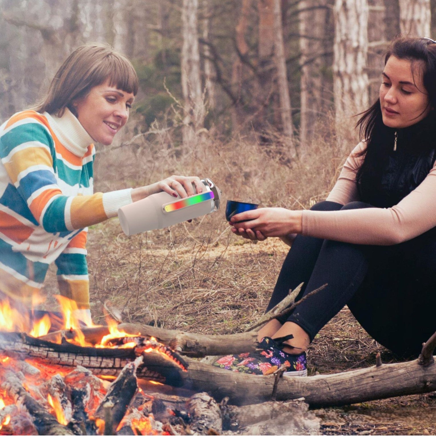 Colorful Stanl Light-up Cup Handle Accessories