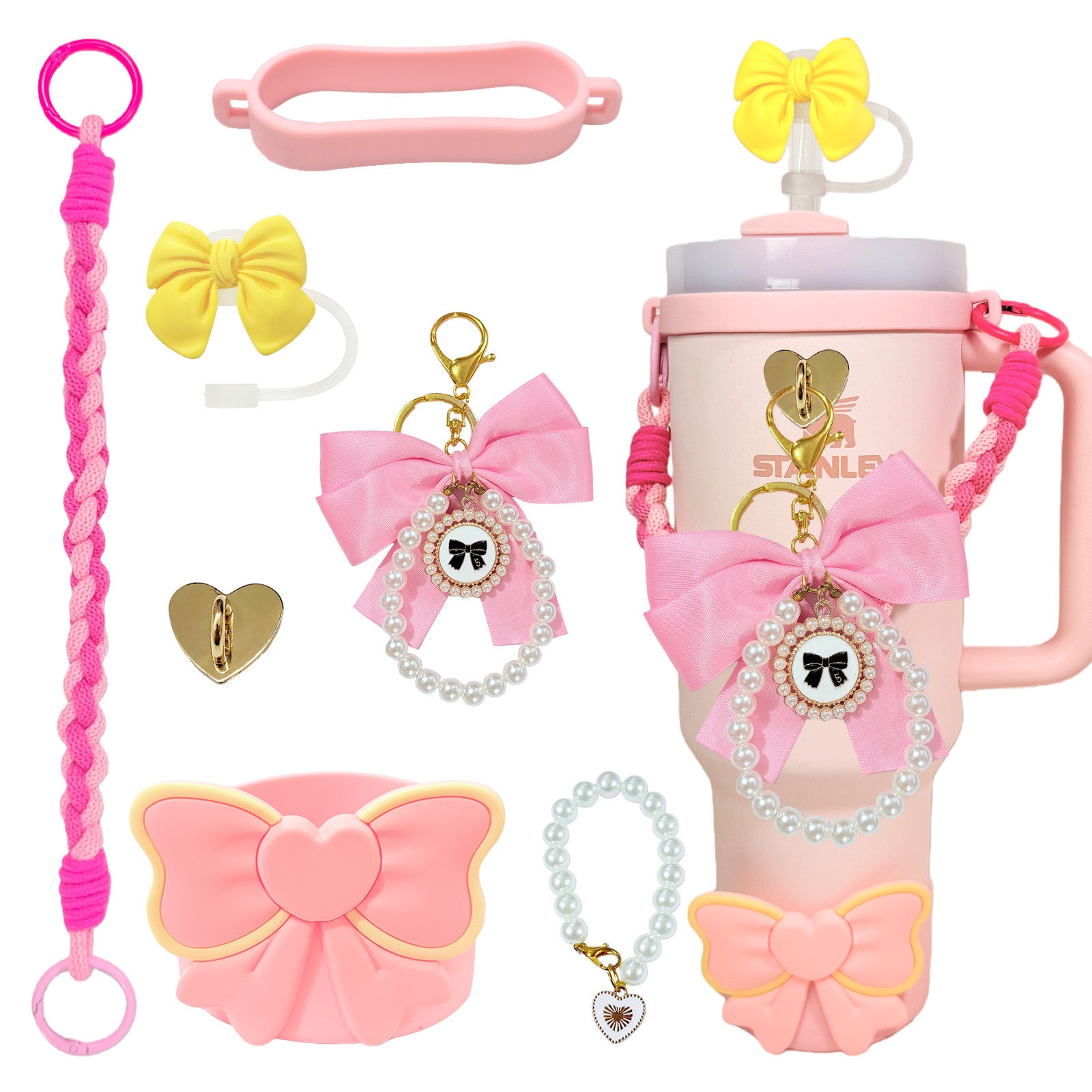Pink Cup Accessory Set 2