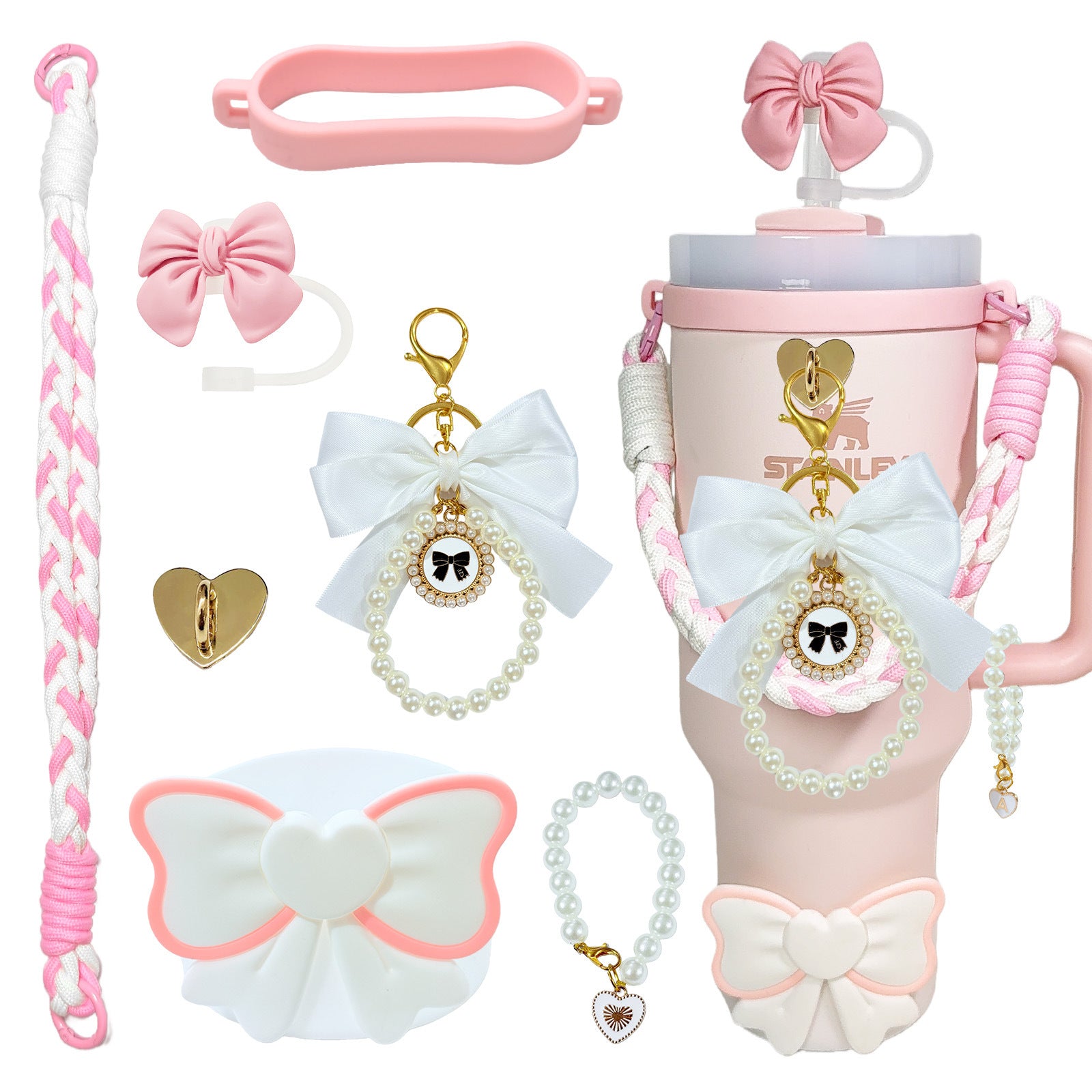 Pink Cup Accessory Set 2