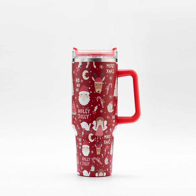 Christmas Plaid Snow Cup